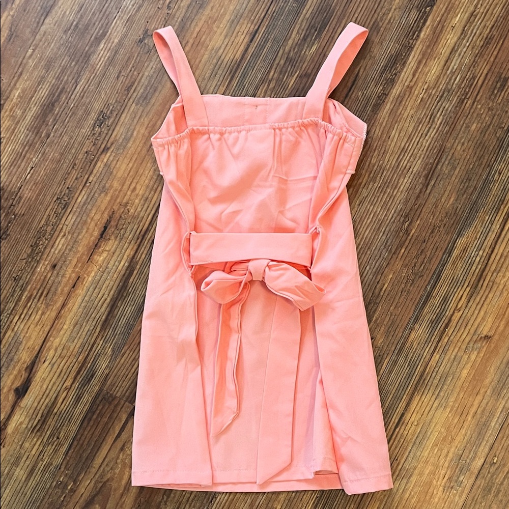 Pink Button-Front Dress - Picture 2 of 3